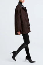 Barn Jacket - Mocha Suede