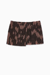 Brink Cadiz Crochet Skirt - Chocolate/Pink