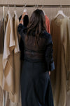ON PARKS Tailored Silk Shirt - Black