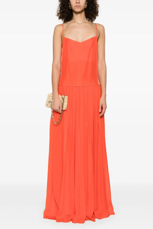 Habotai Silk Dress - Papavero