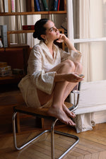 Palma Dress - Cream Embroidery