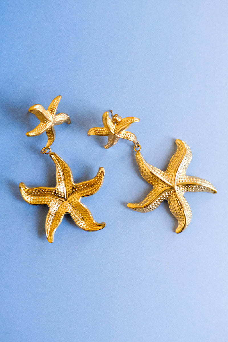 Sea Change Earrings - Gold