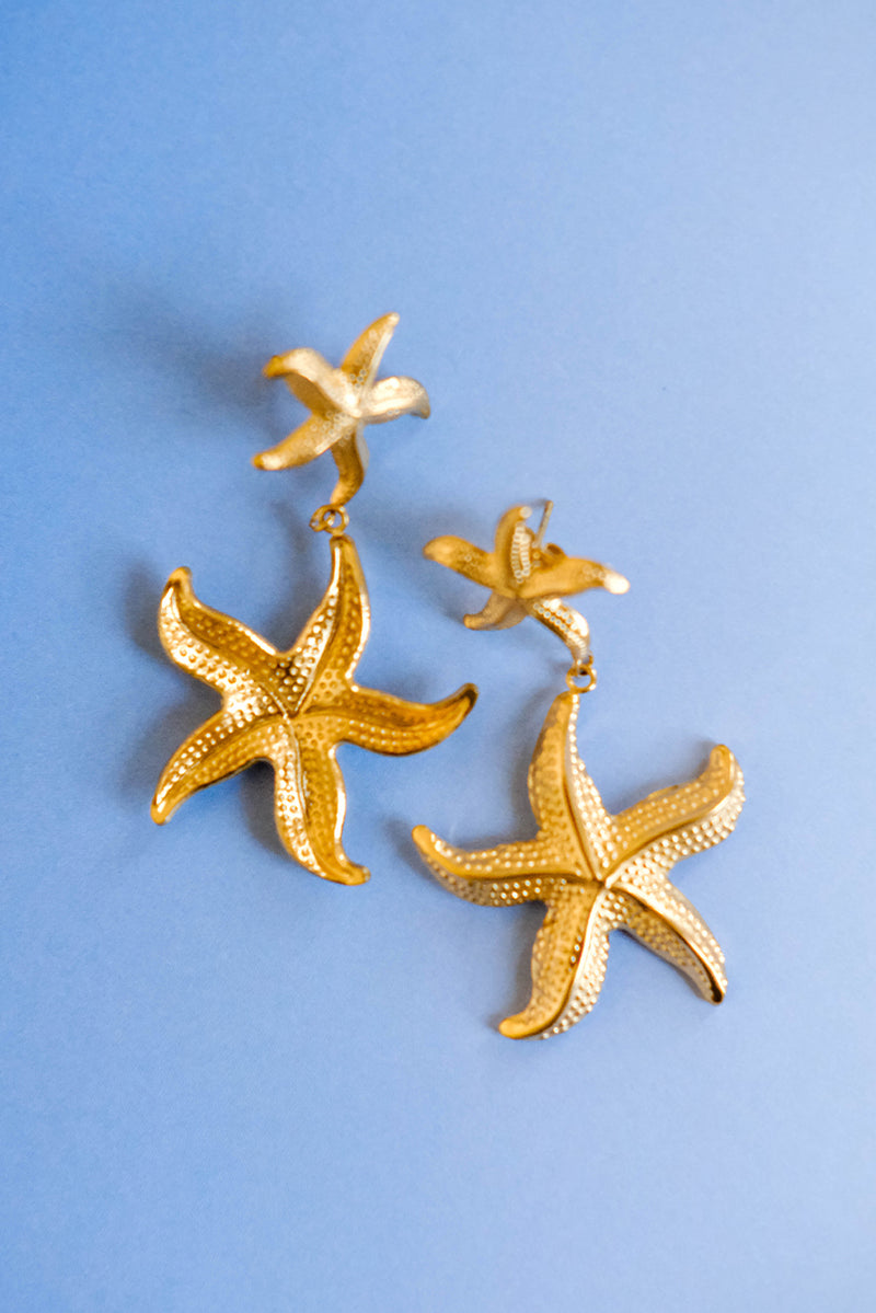 Sea Change Earrings - Gold