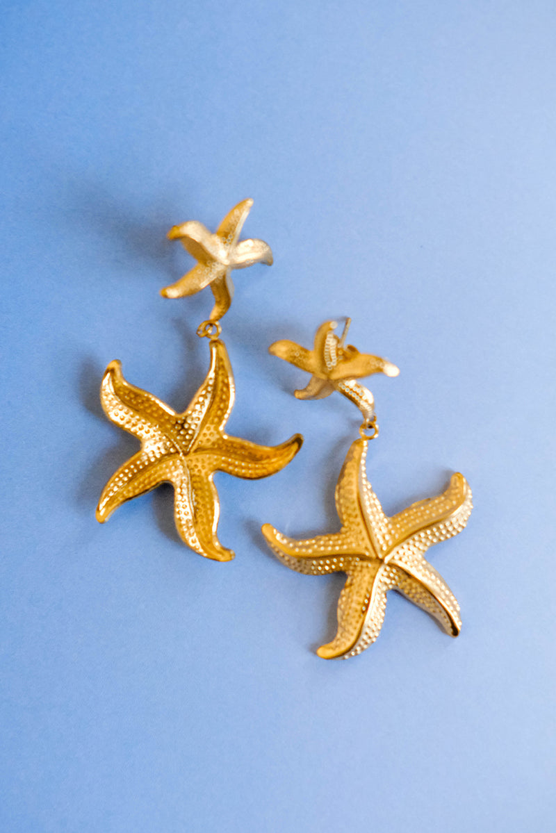 Sea Change Earrings - Gold