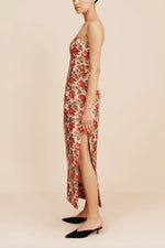 Rosalie Strapless Dress - Rose Bud