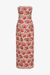 Rosalie Strapless Dress - Rose Bud