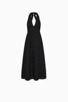 Salma Halter Dress - Black