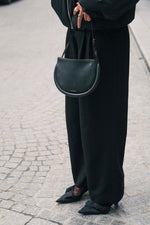 Province Pleated Pant - Black