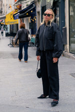 Province Pleated Pant - Black