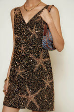 Christabel Dress - Starfish Embellishment Gold