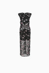 Lace Sleeveless Dress - Black
