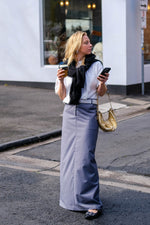 Rue Column Skirt - Grey