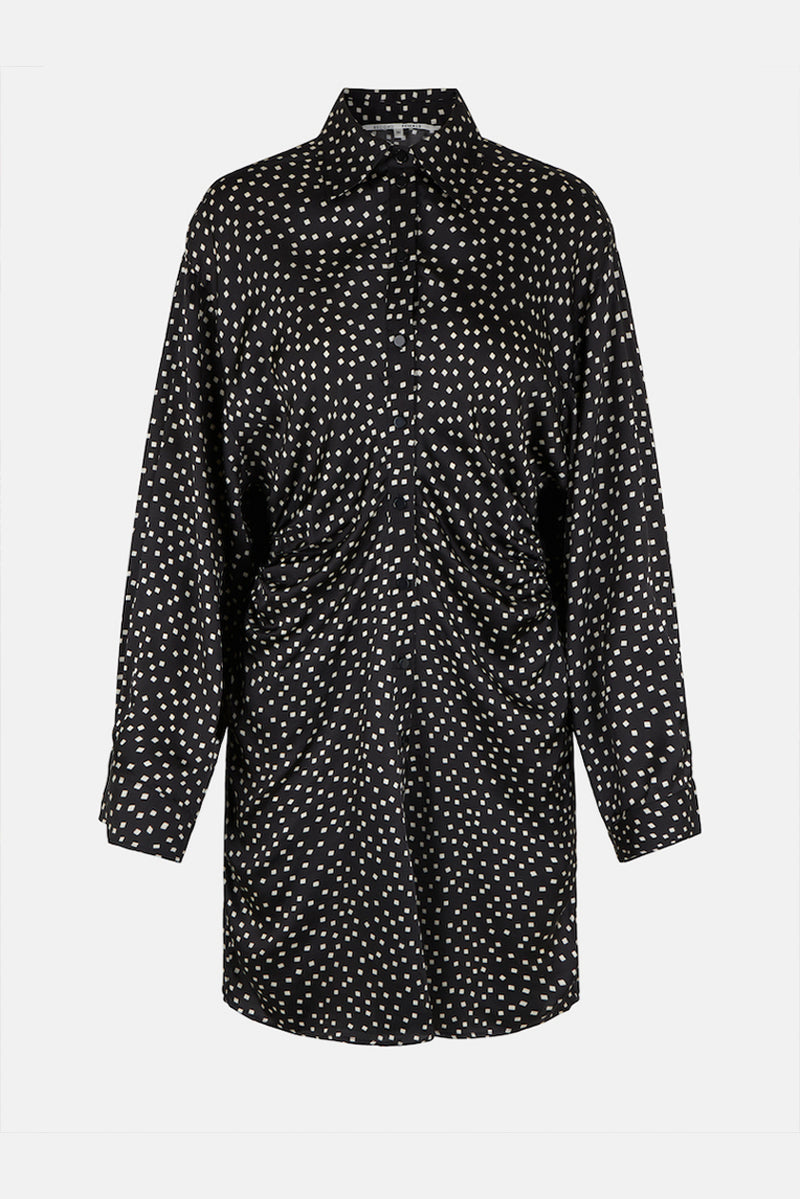 Stardust Fitted Dress - Black