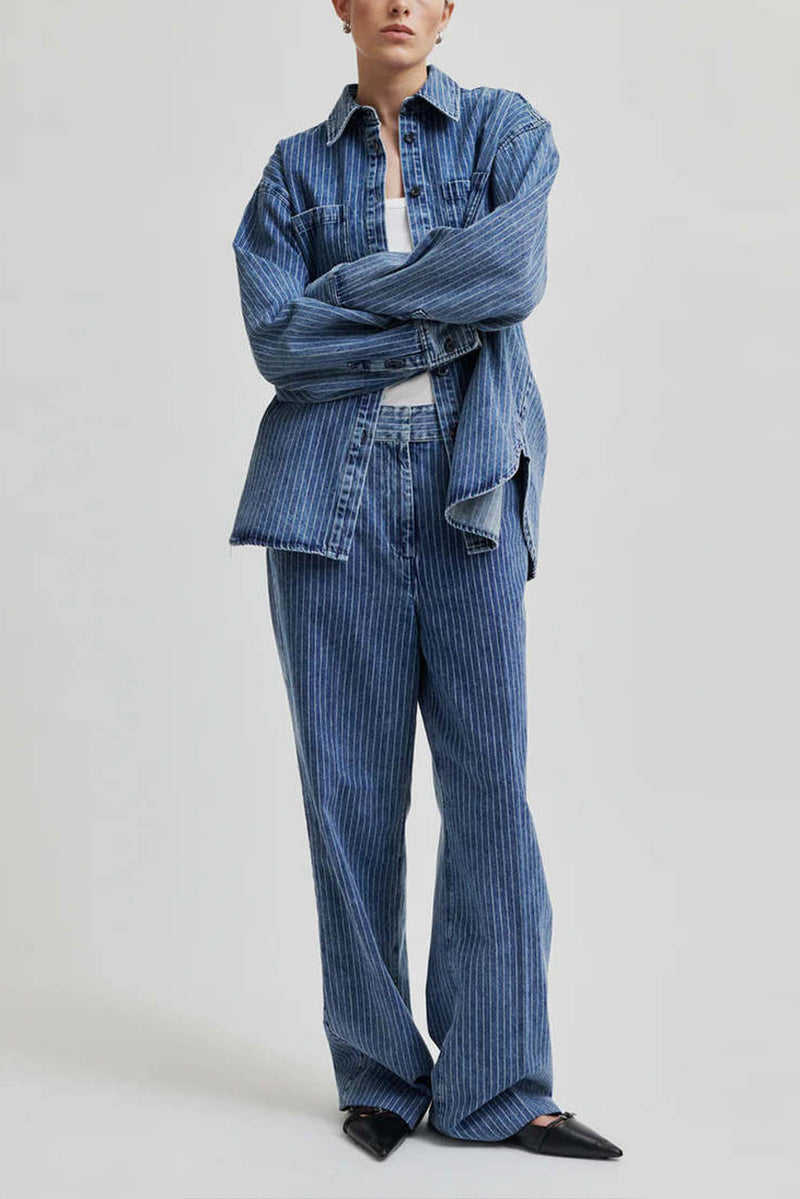 Tennesse Trousers - Blue Denim