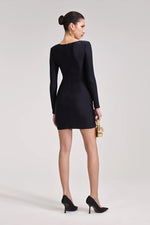 Jersey Mini Dress - Black