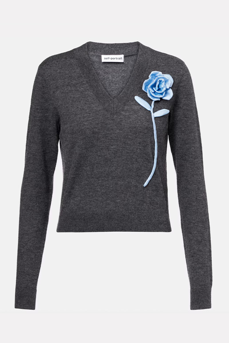 Rose Jumper - Charcoal