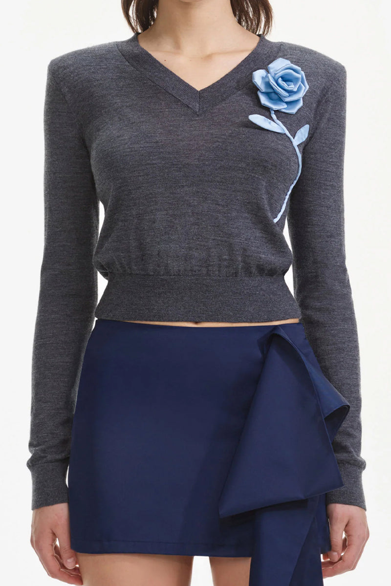 Rose Jumper - Charcoal