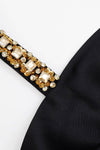 Taffeta Embellished Mini Dress