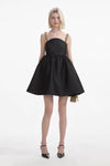 Taffeta Embellished Mini Dress