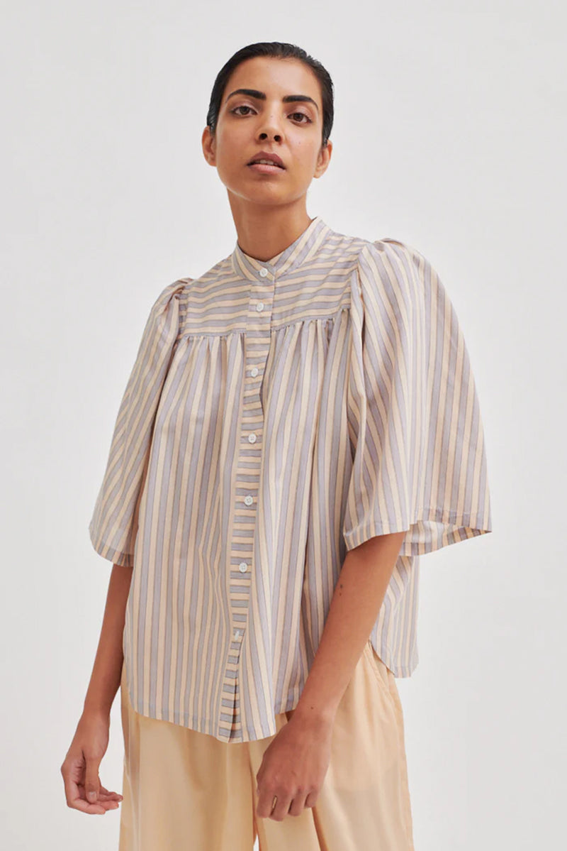 Mare Smock Shirt - Brunnera Blue