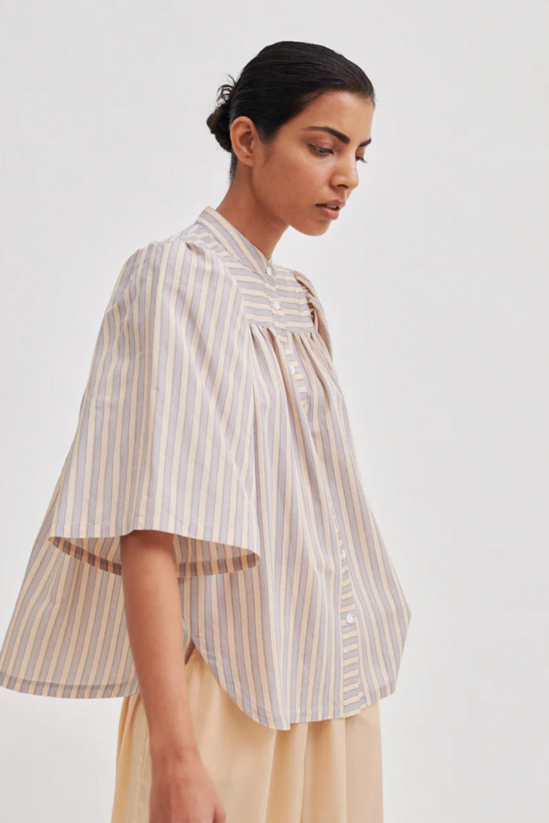Mare Smock Shirt - Brunnera Blue