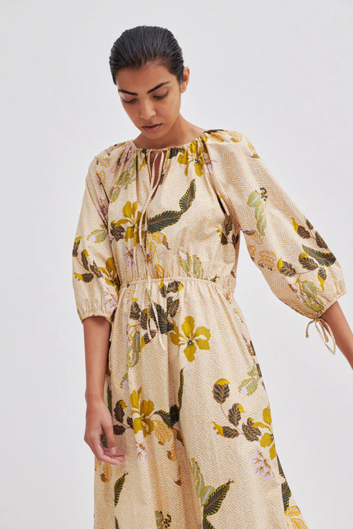 Trento Maxi Dress - Dark Chalk