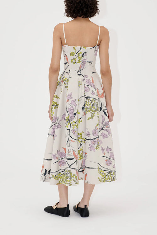 Woven Jacquard Dress - Mimosa