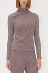 Patchwork Jersey Long Sleeve Top - Pink/Black