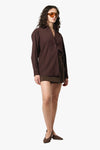 Lou Mini Skirt - Chocolate
