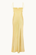 ANNA OCTOBER Tulip Dress - Lemon Yellow