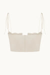 ANNA OCTOBER Becca Crop Top - Ivory