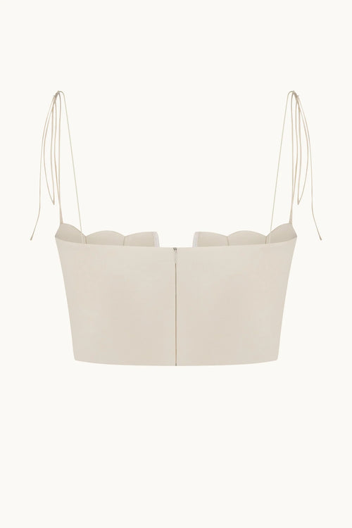 ANNA OCTOBER Becca Crop Top - Ivory