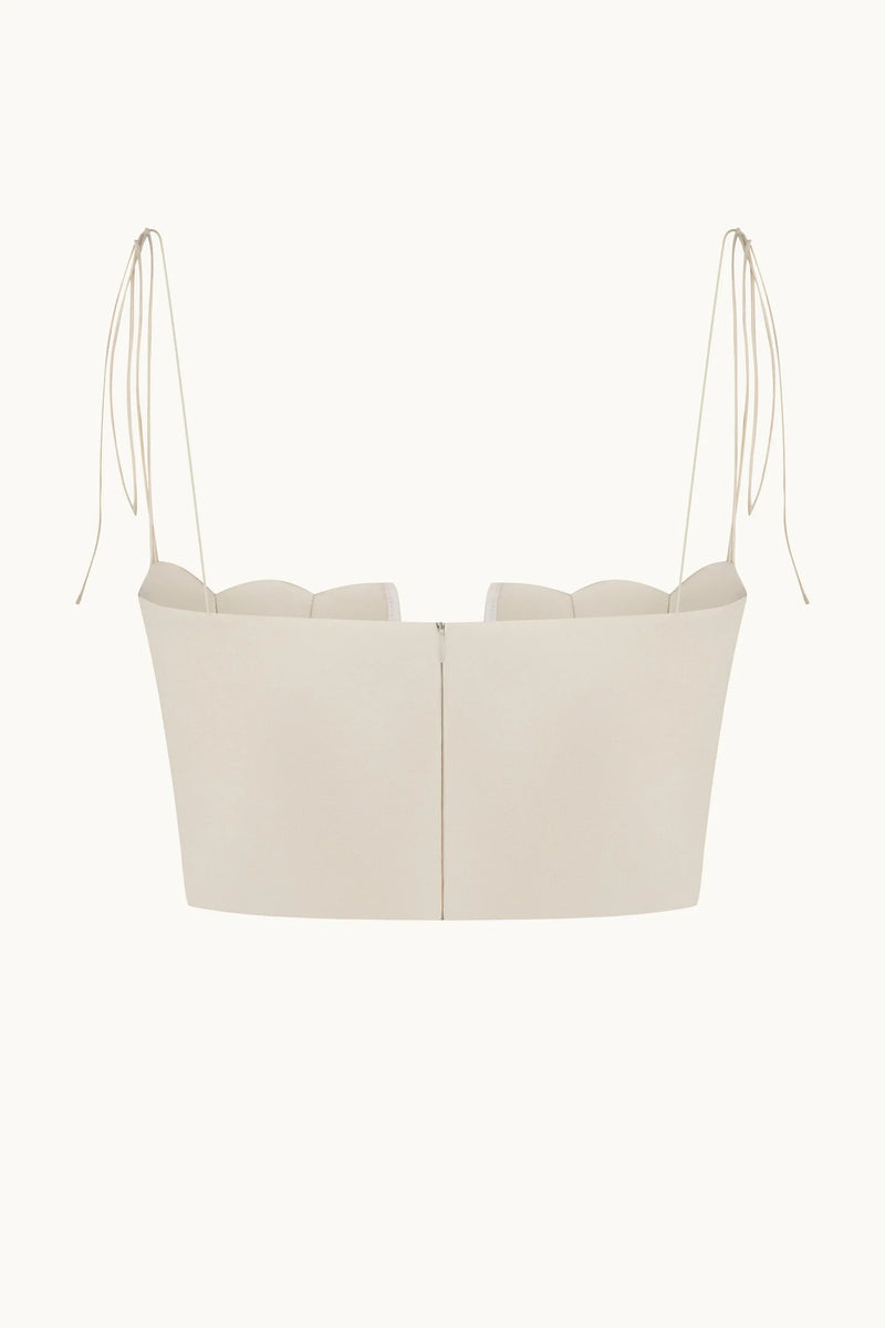 ANNA OCTOBER Becca Crop Top - Ivory