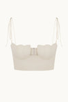 Becca Crop Top - Ivory
