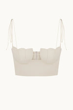 ANNA OCTOBER Becca Crop Top - Ivory