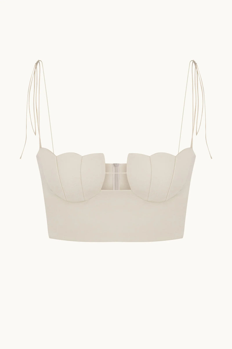 Becca Crop Top - Ivory