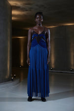 Francine Maxi Dress - Indigo Blue