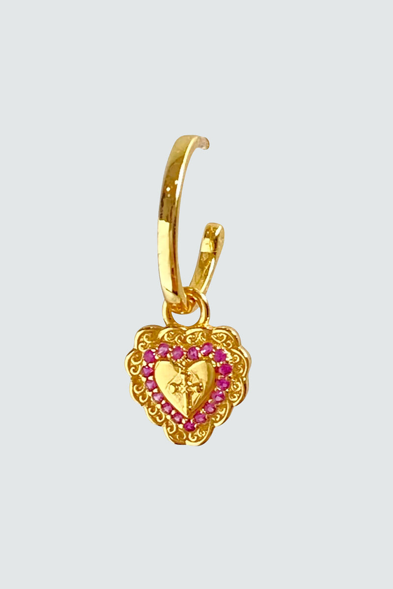 Mexico Is for Lovers Hoop Earring