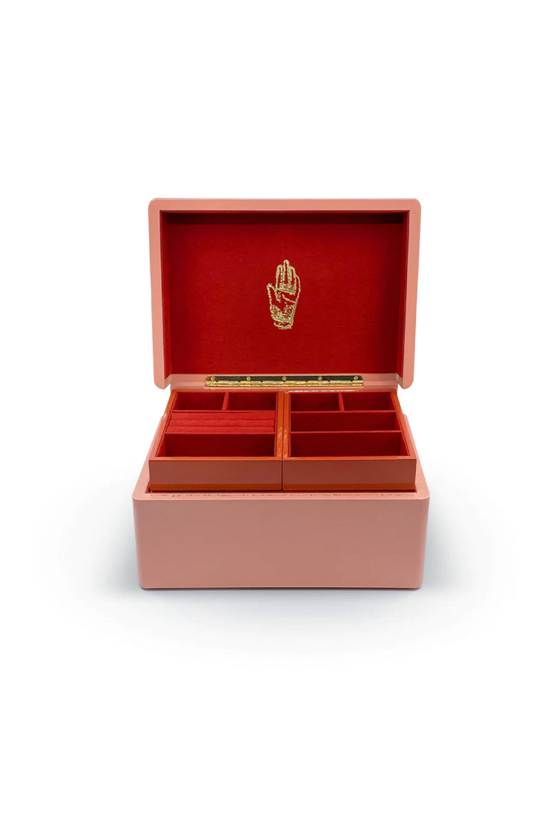 TROVE Trunk Jewellery Box - Blush