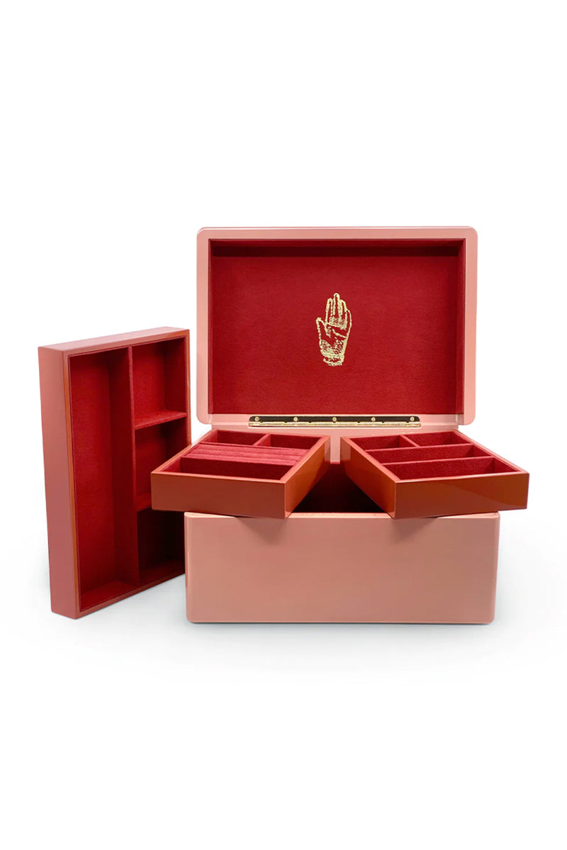 TROVE Trunk Jewellery Box - Blush