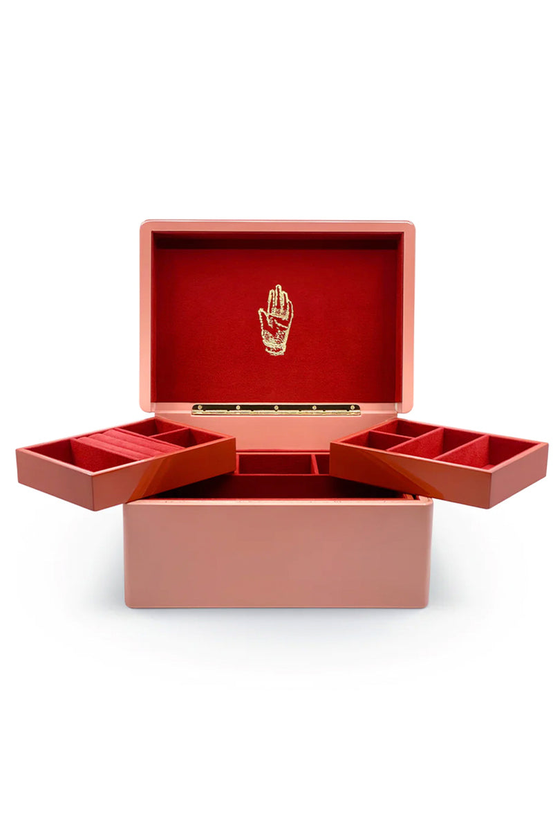 TROVE Trunk Jewellery Box - Blush