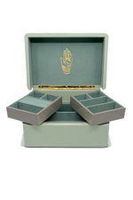 Mini Trunk Classic Jewellery Box - Mint