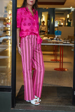 Riviera Pant - Pink Stripe