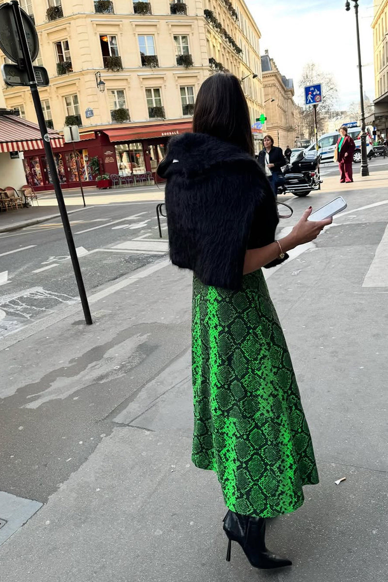 Venom Skirt - Green Snake