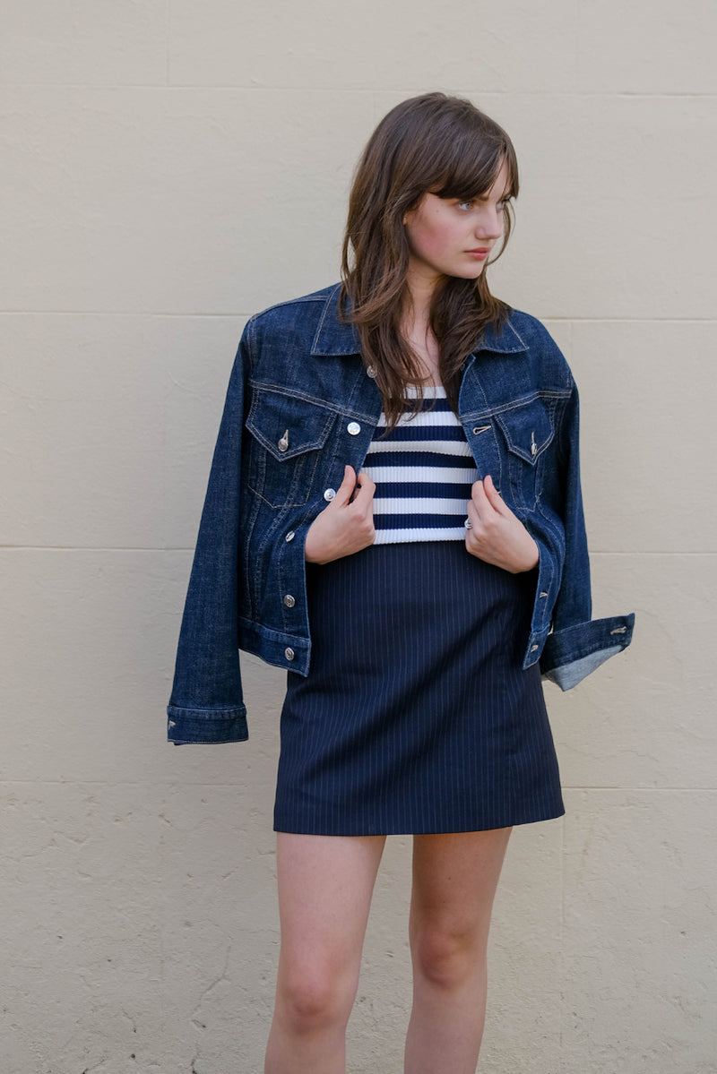 Mini Skirt - Pinstripe