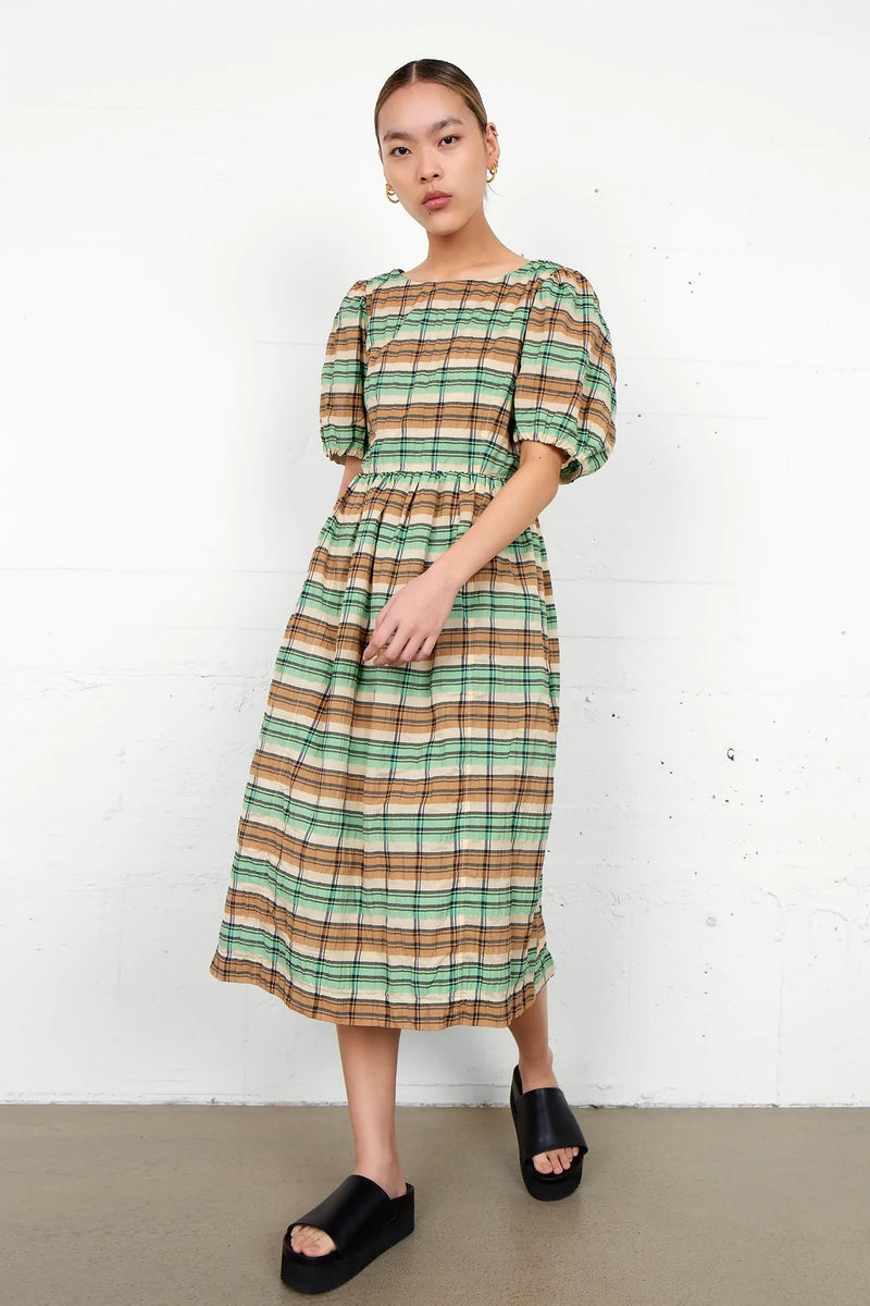 Albertine Dress - Absinthe Green