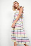 Bertine Strap Dress - Rosebloom