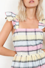 Bertine Strap Dress - Rosebloom
