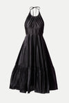 Knowles Dress - Black Taffeta