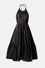 Knowles Dress - Black Taffeta